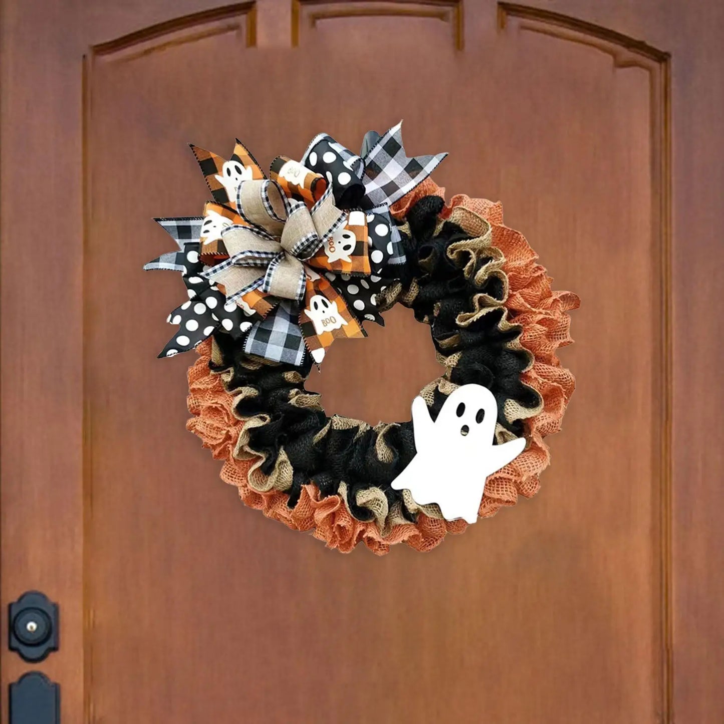 Halloween Ghost Wreath