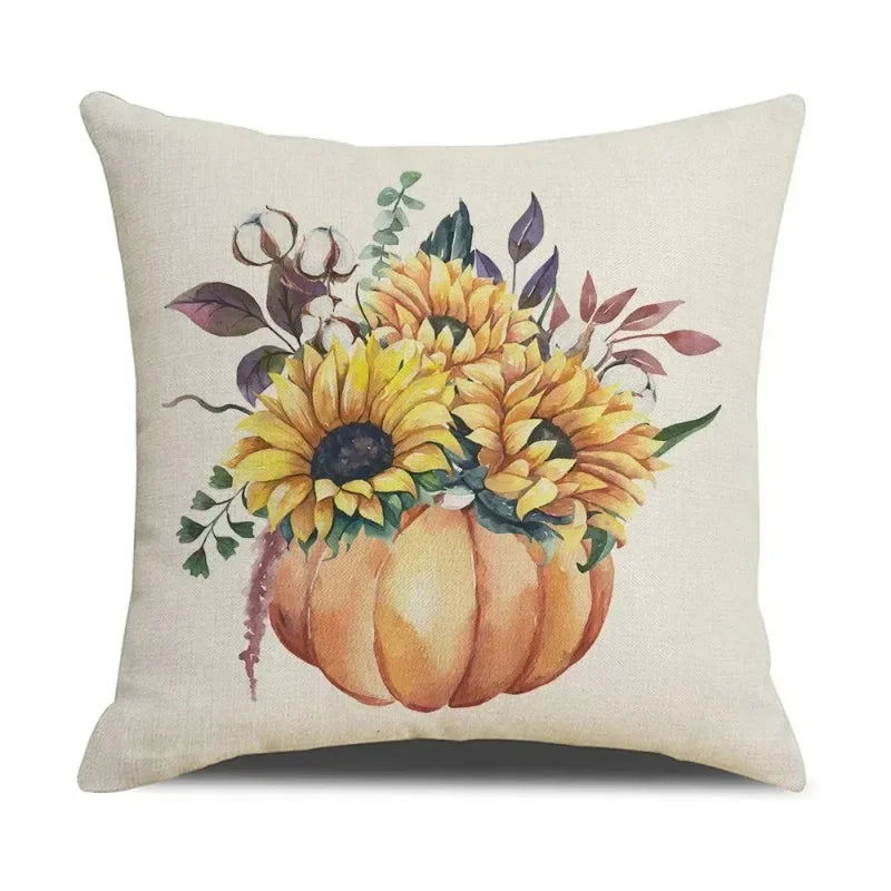 Fall Pumpkin Cushion Covers