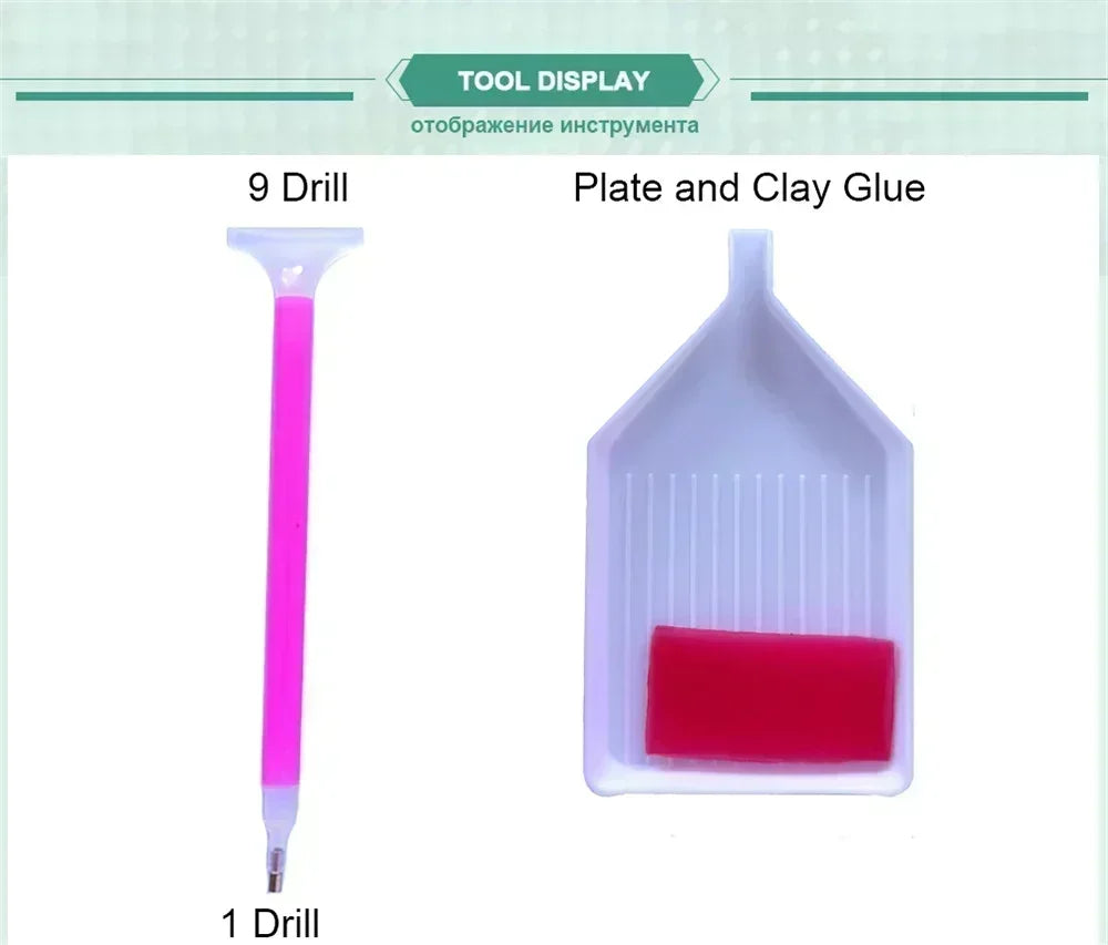 Holiday Diamond Painting Kit 5D DIY Cartoon