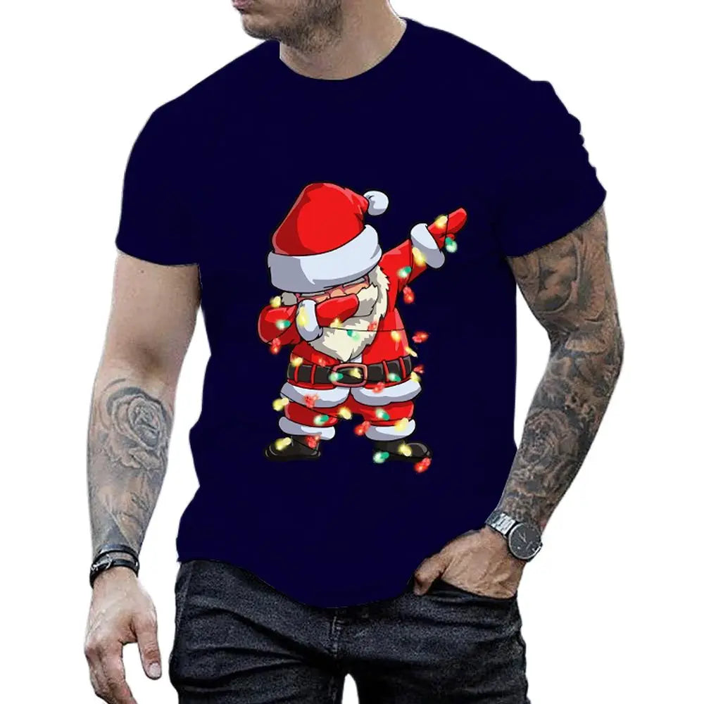 Fun Christmas Holiday Hip Hop Santa T-shirts