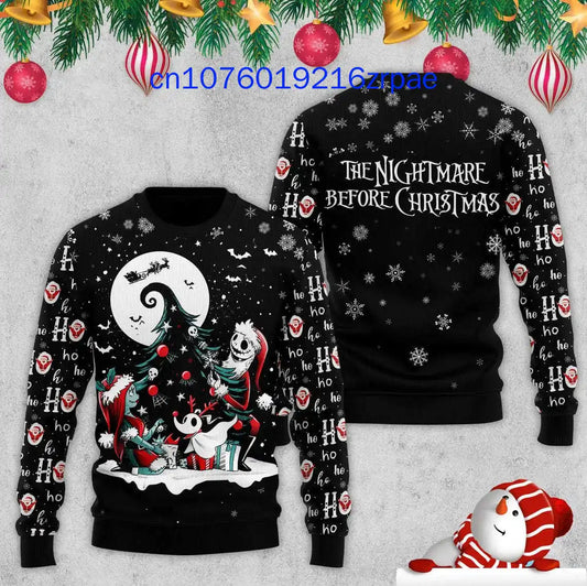 Jack Skellington  Nightmare Before Christmas Ugly Sweater