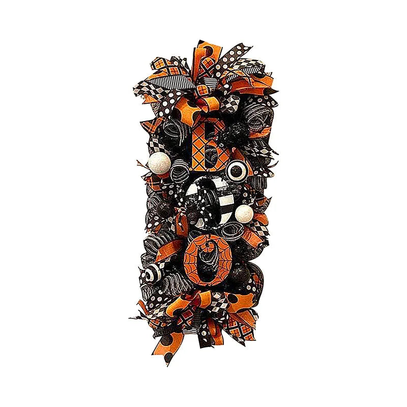 Halloween Boo Swag Wreath