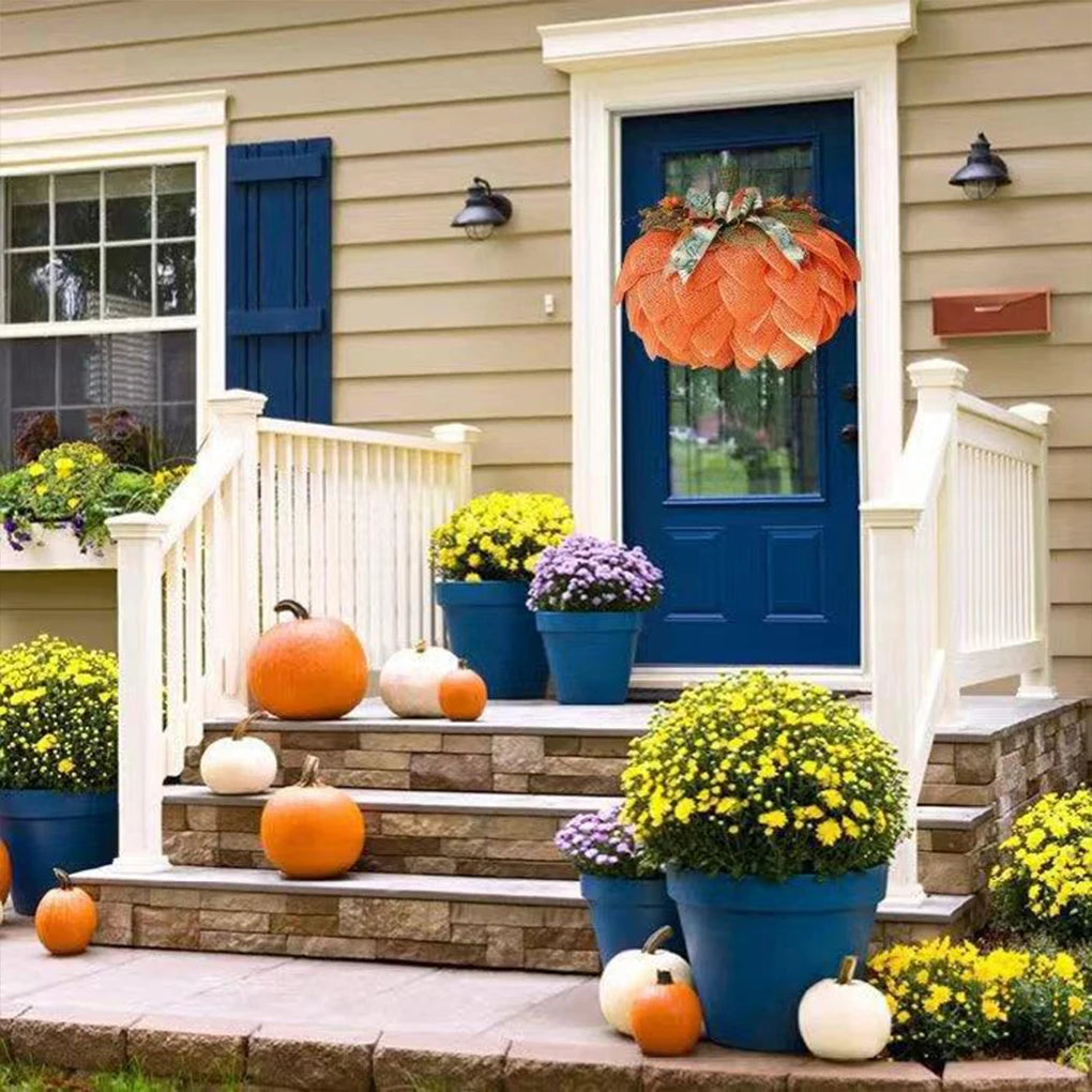 Pumpkin Autumn Wreath