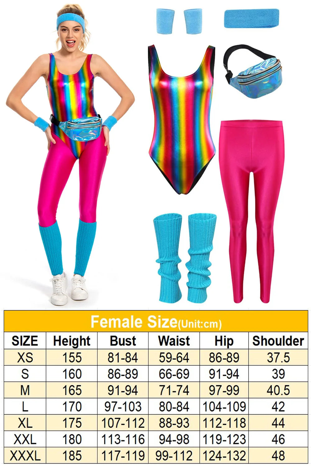 80s Aerobic Adult Costumes