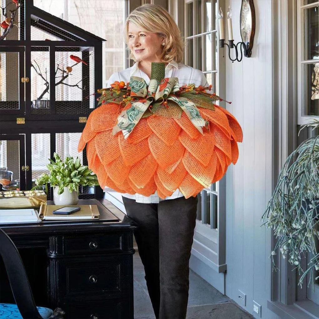 Pumpkin Autumn Wreath