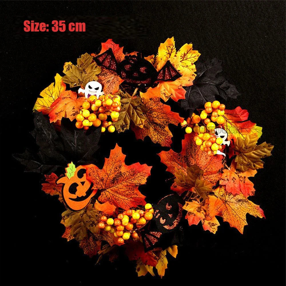 Holiday Wreaths for Christmas, Fall & Halloween