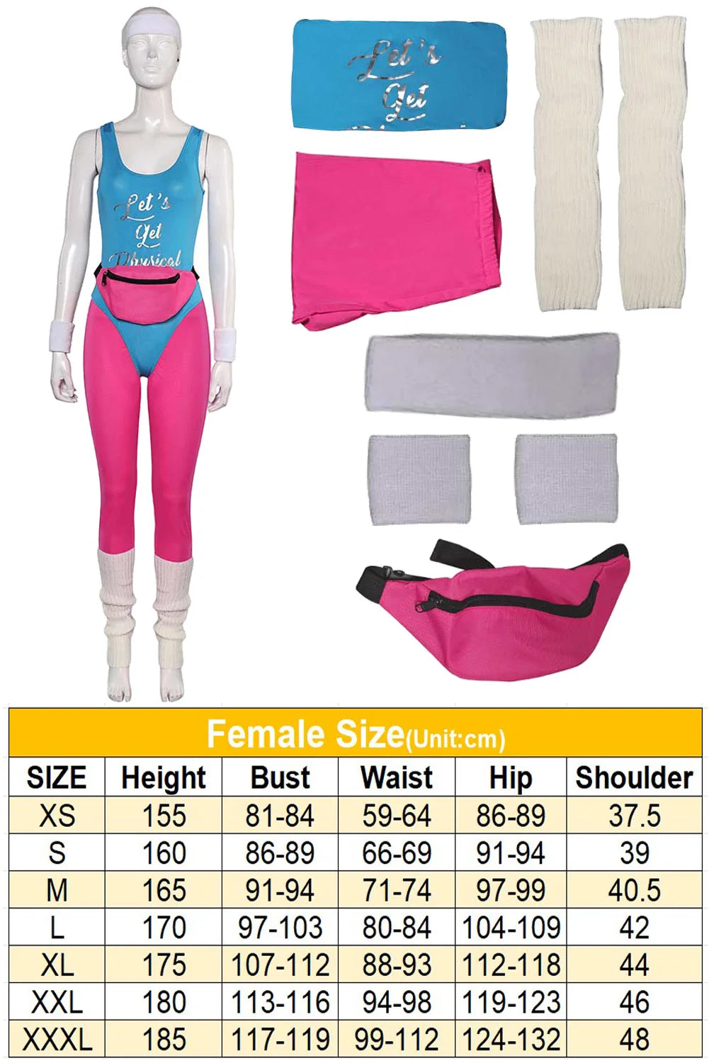 80s Aerobic Adult Costumes