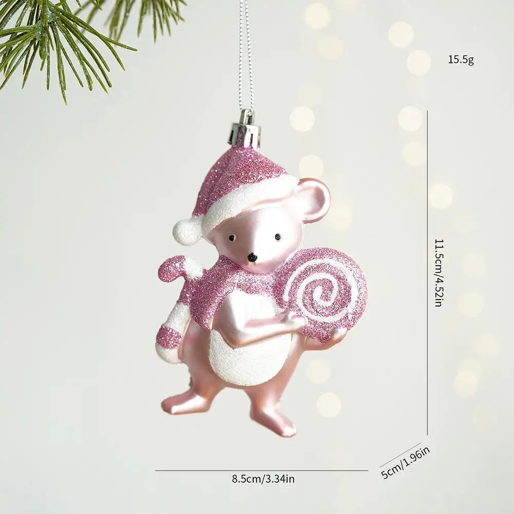 Winter Holiday Ornaments Set