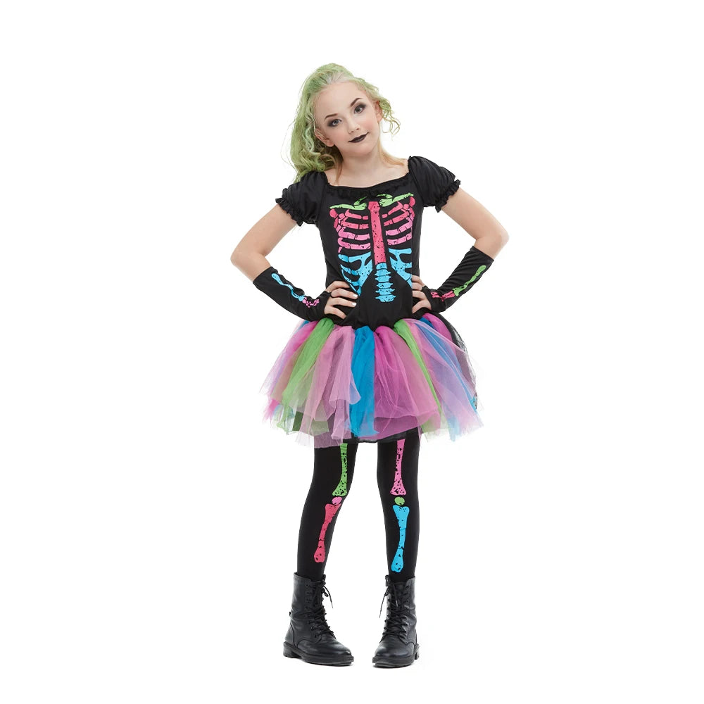 Rainbow Skeleton Costume (Unisex)