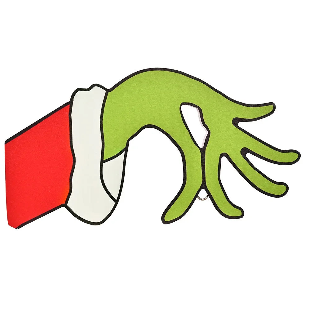 Grinch Hand Wooden Decorations