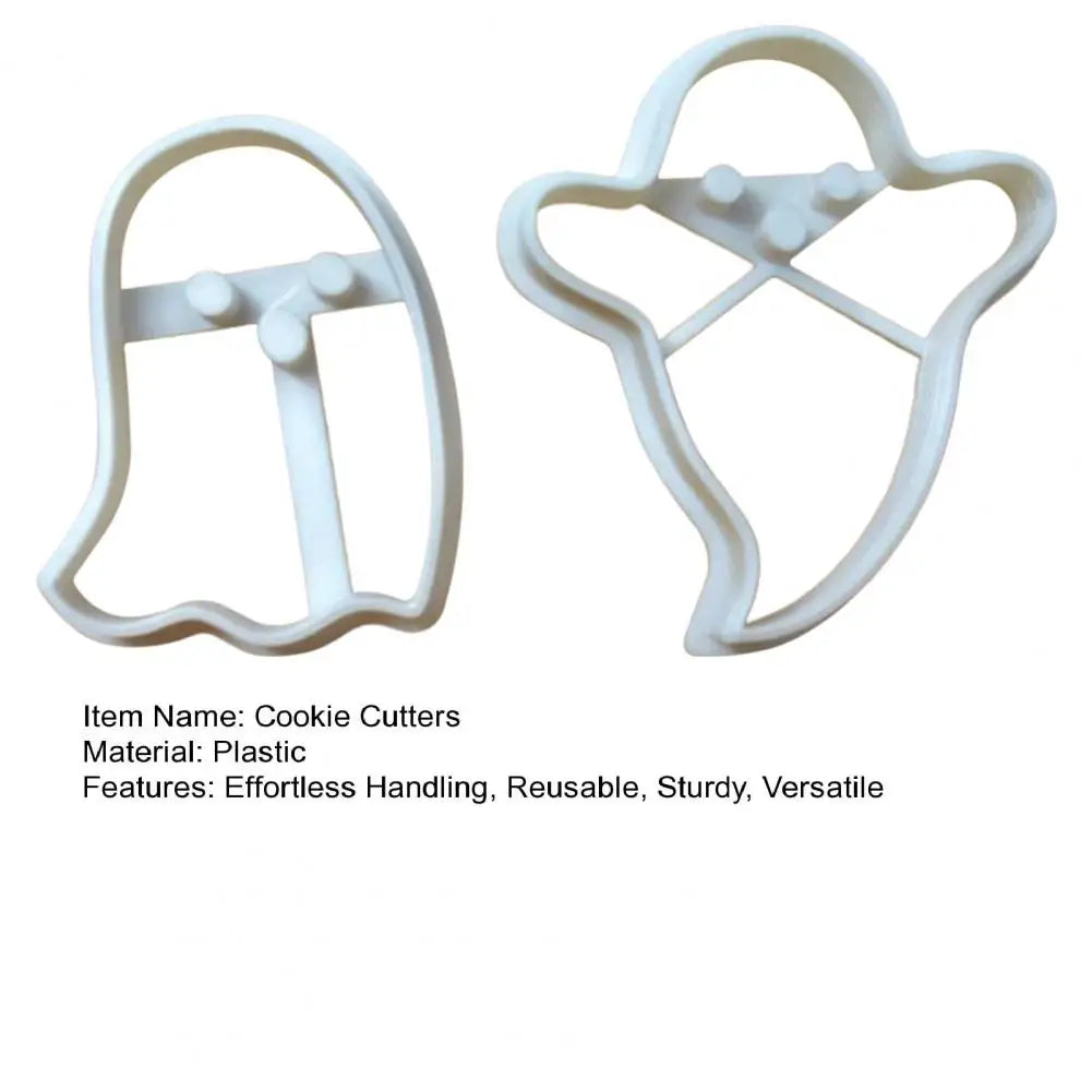 Plastic Ghost Cookie Cutters (2 Pcs)