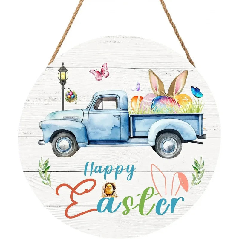 Easter Wooden Welcome Door Decorations