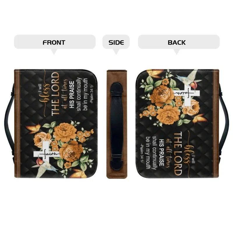 Women's Holy Bible Case with Storage
