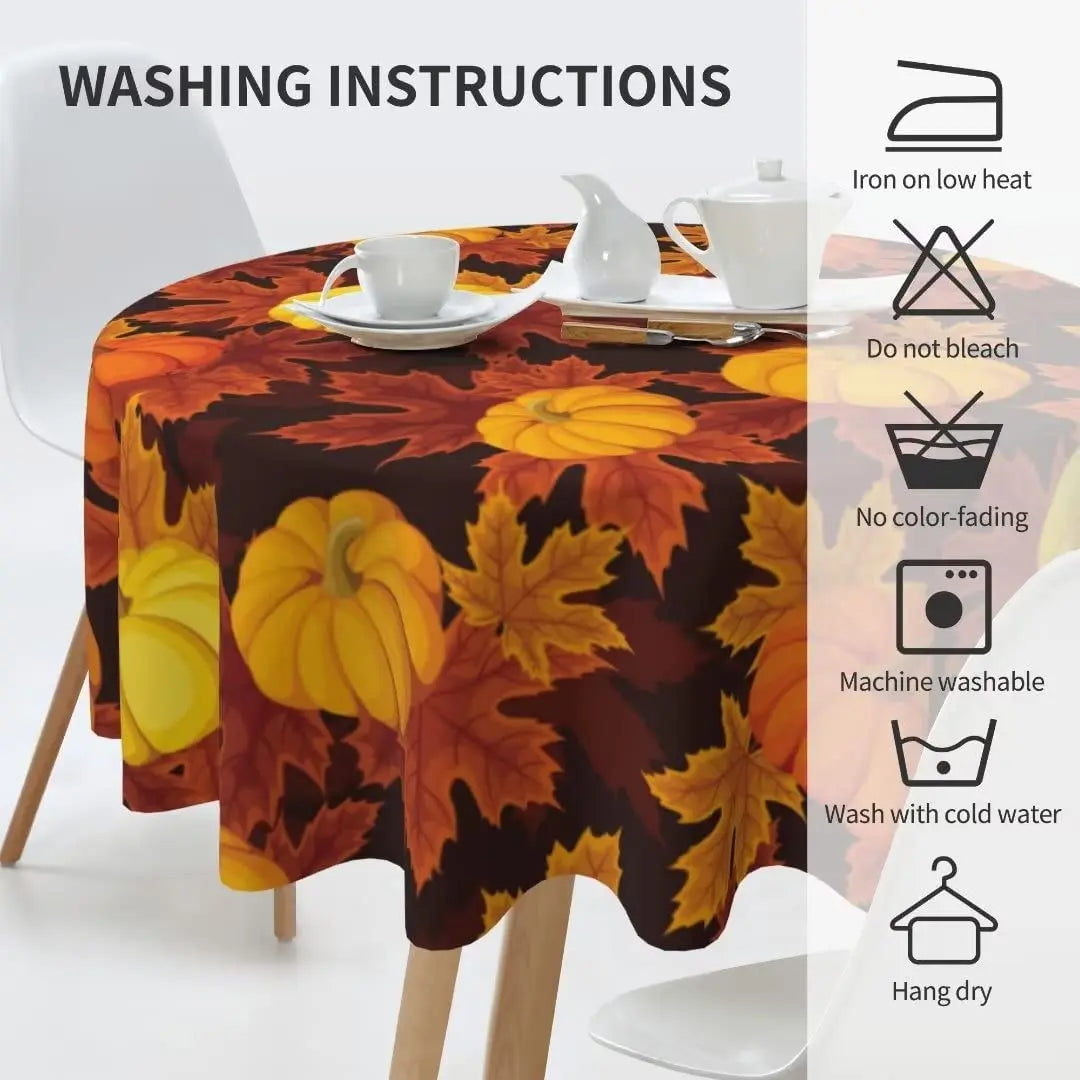 Fall Pumpkin Tablecloth