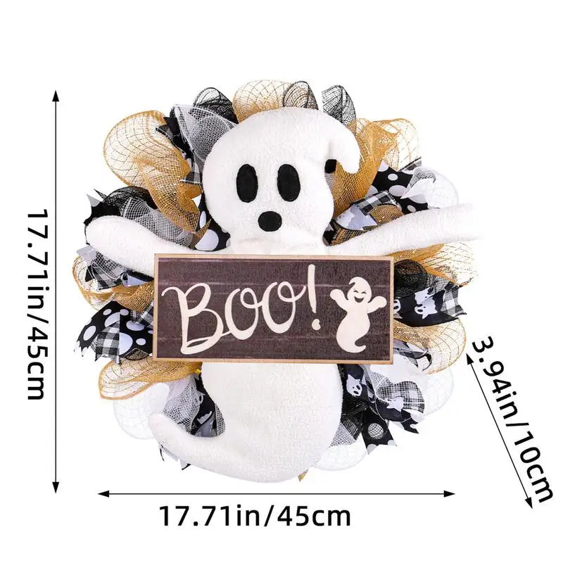 Boo Ghost Wreath