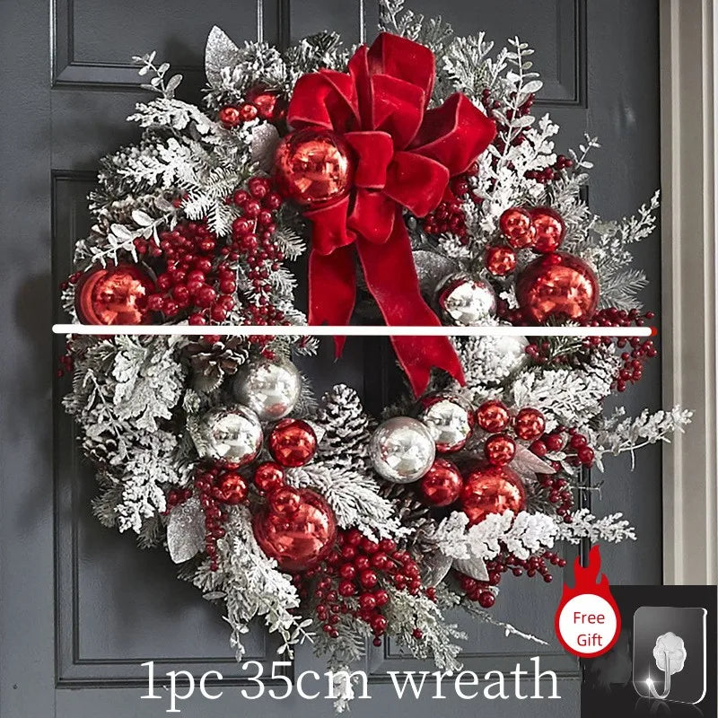 Christmas Wreath Rattan Set