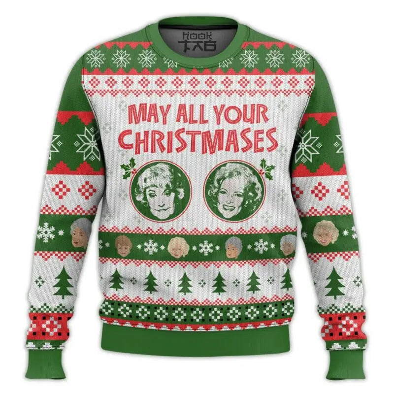 The Golden Girl Christmas Ugly Sweater