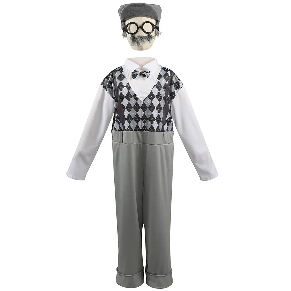 Old Timer, Old Man Grandpa Costume Set