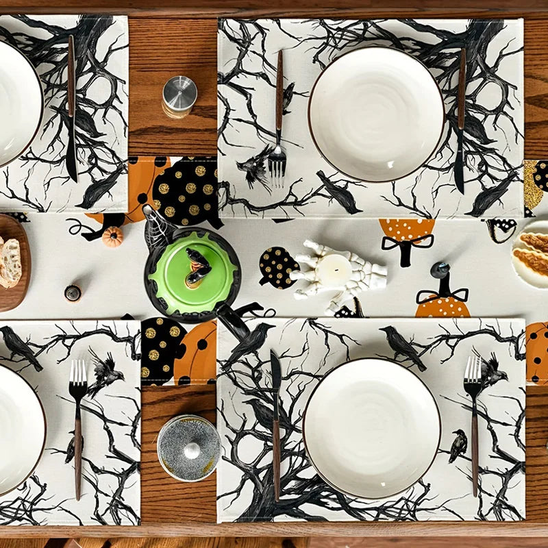 Branches Tree Crows Halloween Placemat