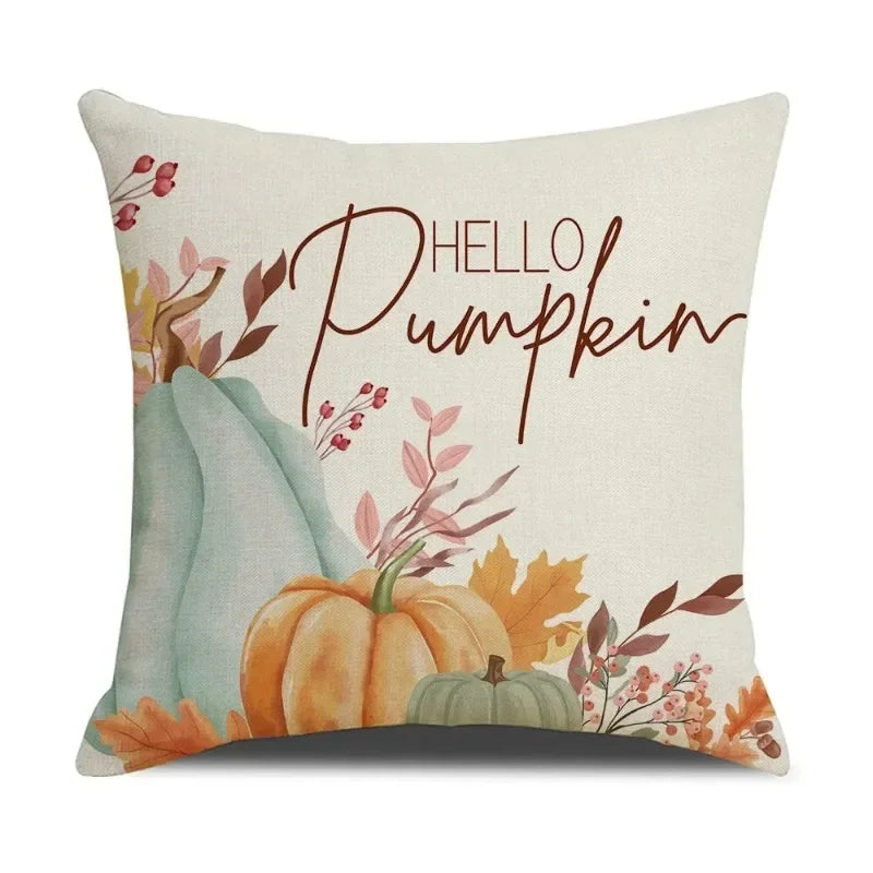 Fall Pumpkin Cushion Covers