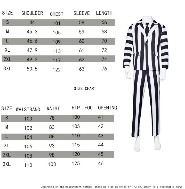 Beetlejuice and Lydia Costumes