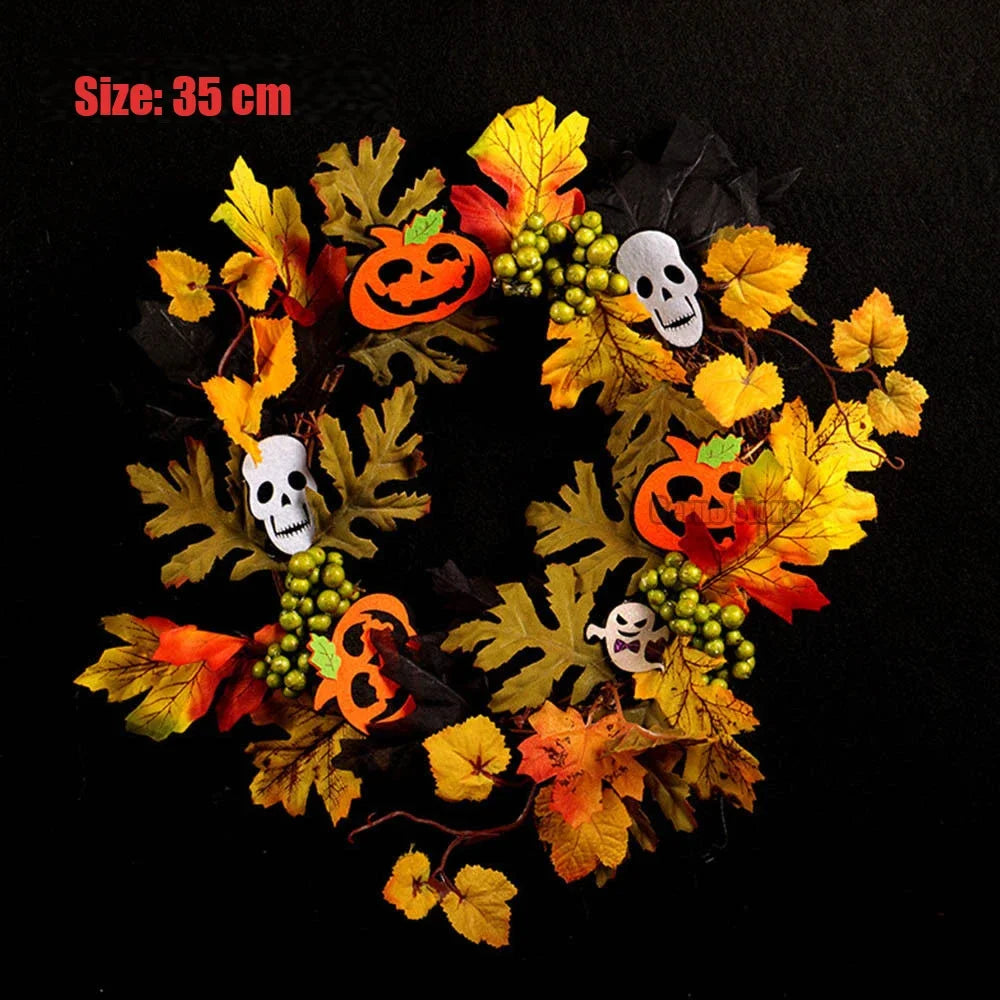 Holiday Wreaths for Christmas, Fall & Halloween