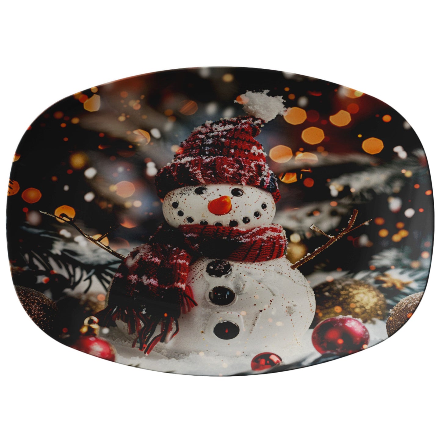 Snowman Platter