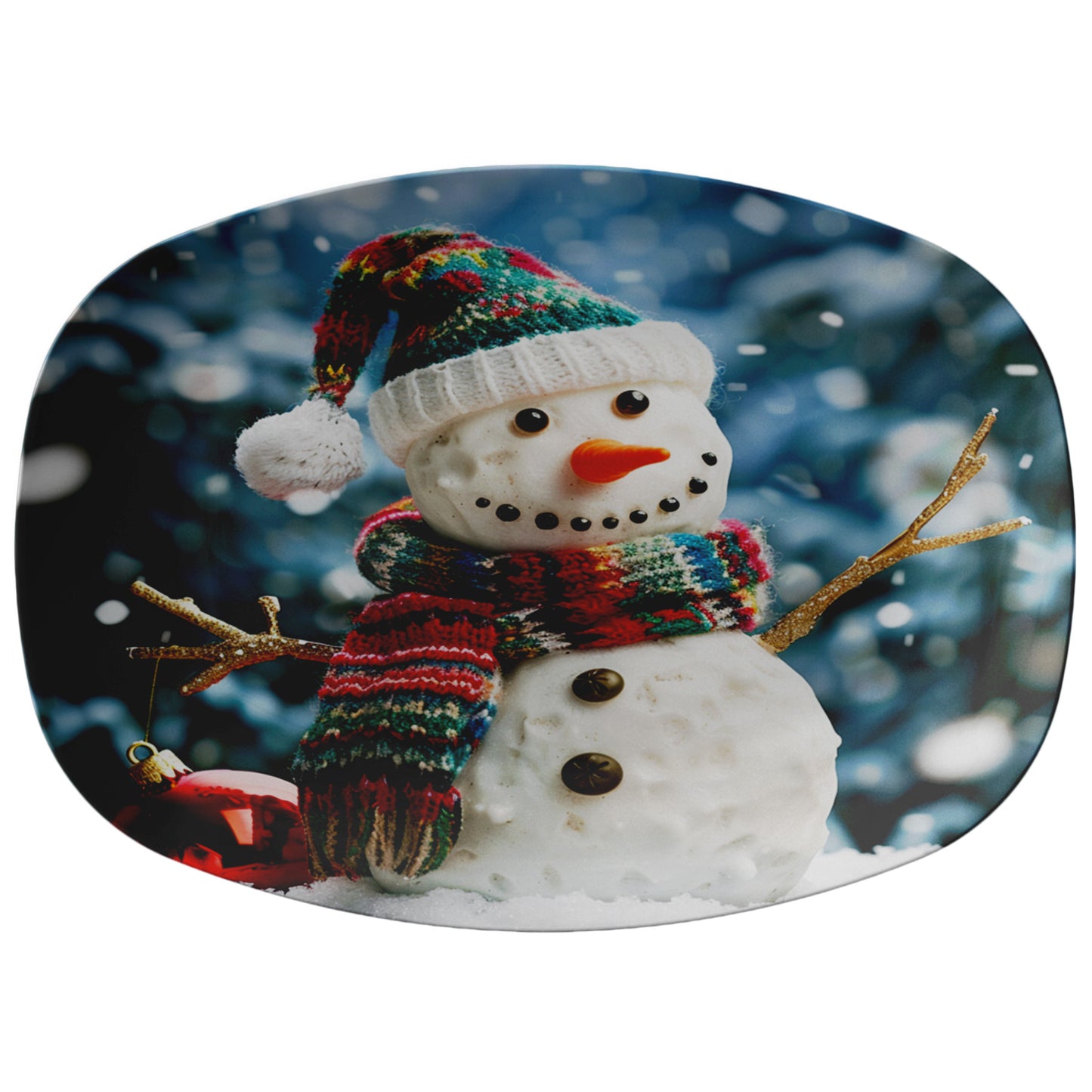 Snowman Platter 0