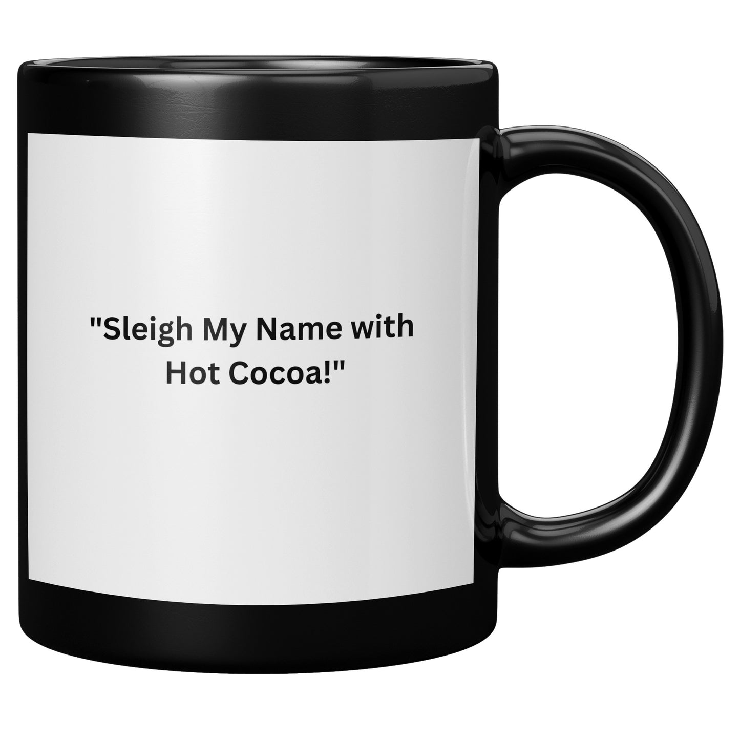 Sparkle Snow Mug Black