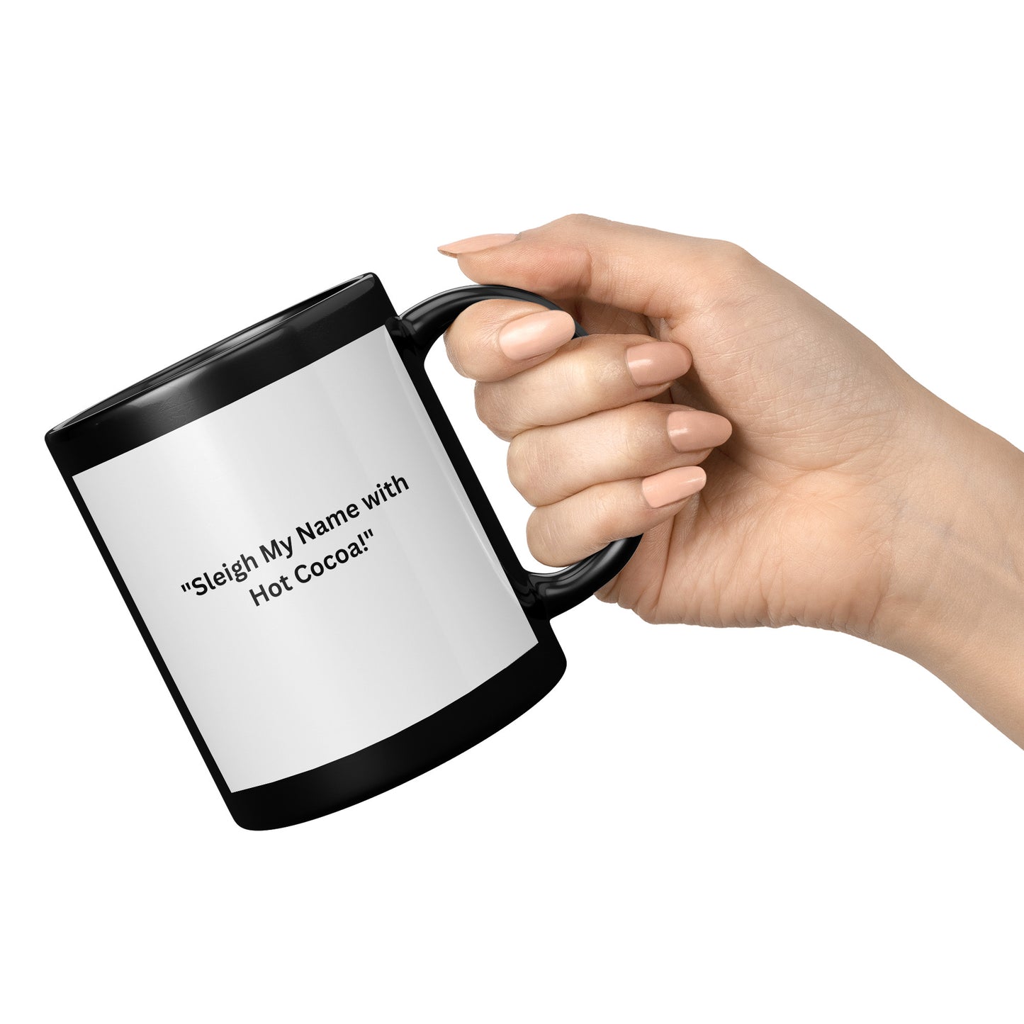 Sparkle Snow Mug Black