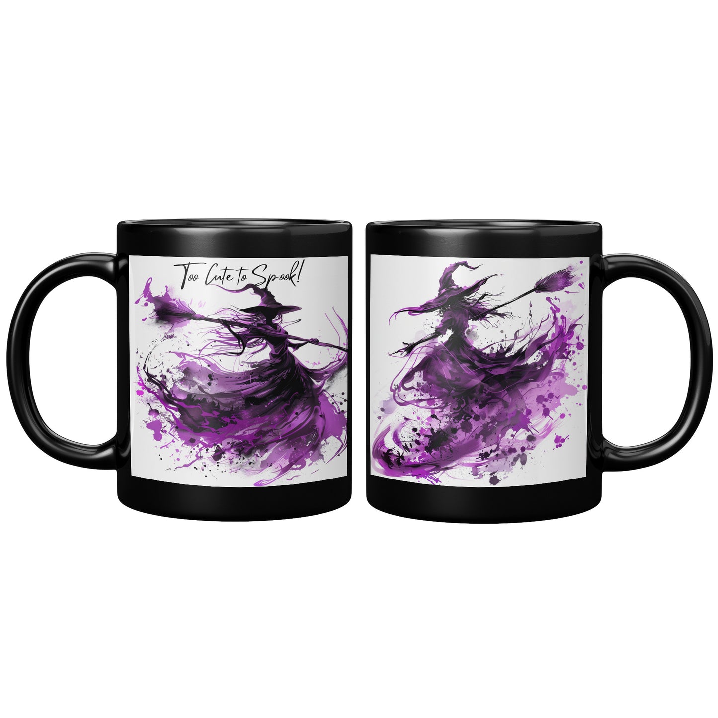 Too Cute to Spook! Mug Black