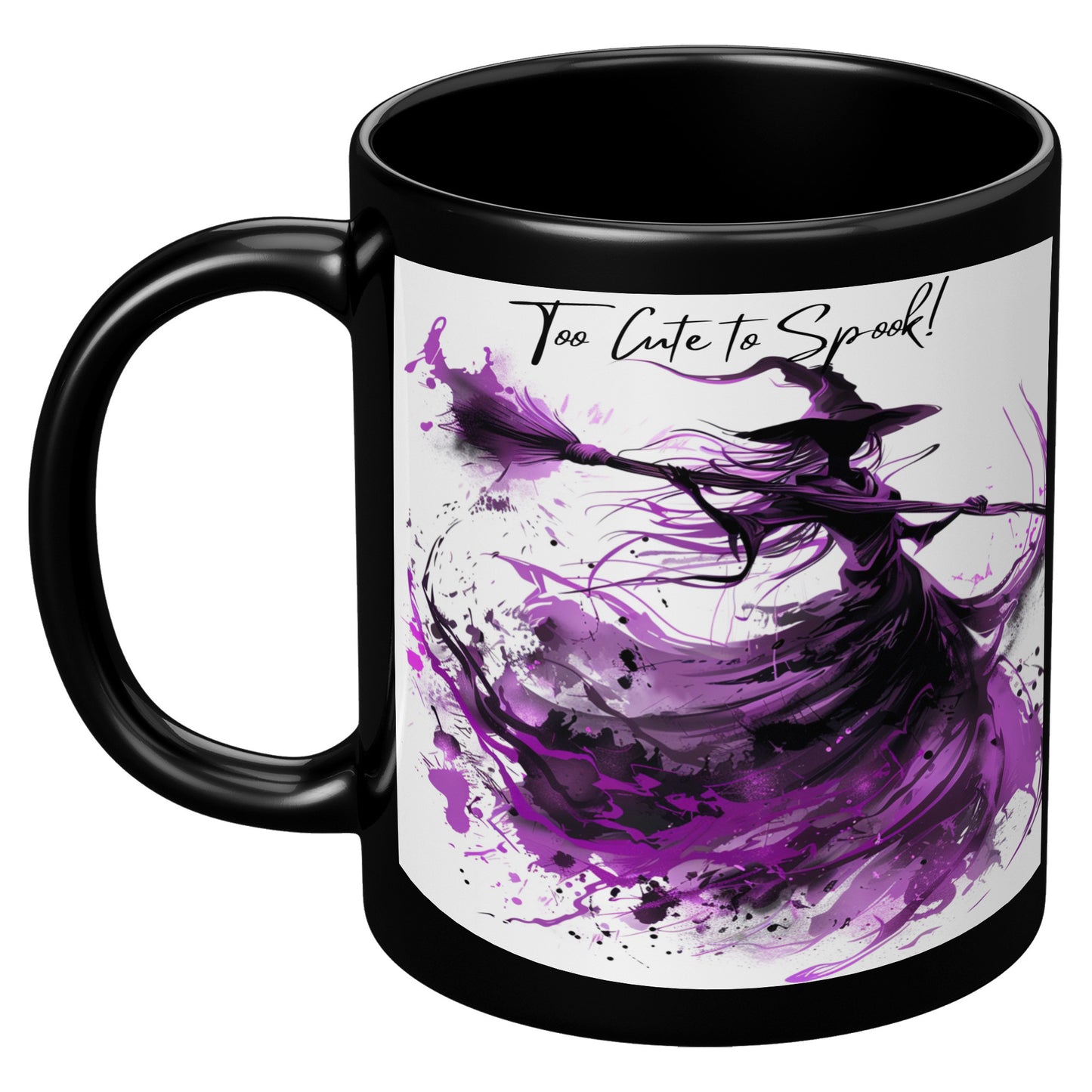 Too Cute to Spook! Mug Black