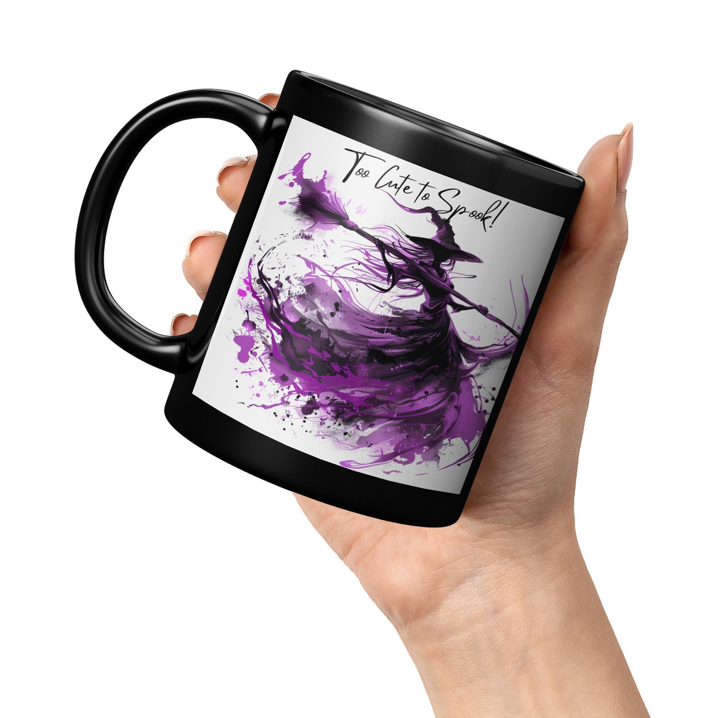 Too Cute to Spook! Mug Black