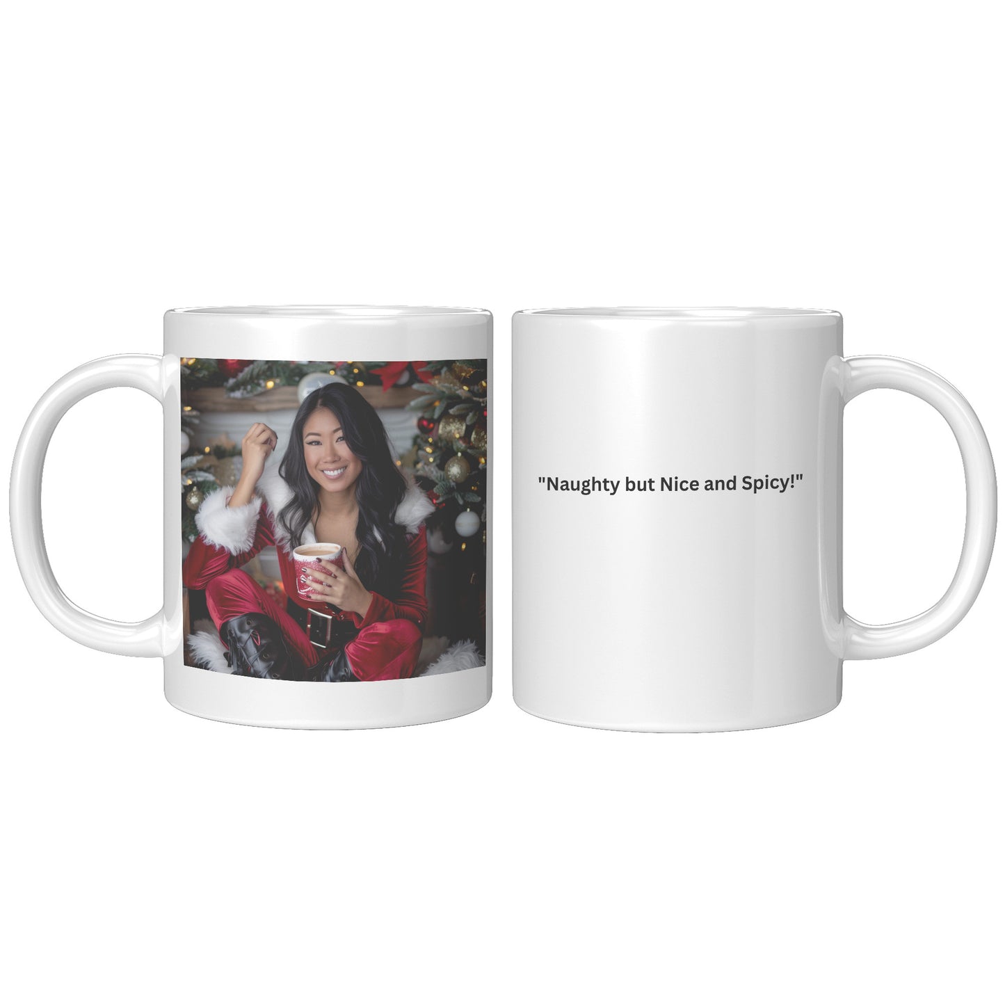 Yule Tide Temptress Mug White