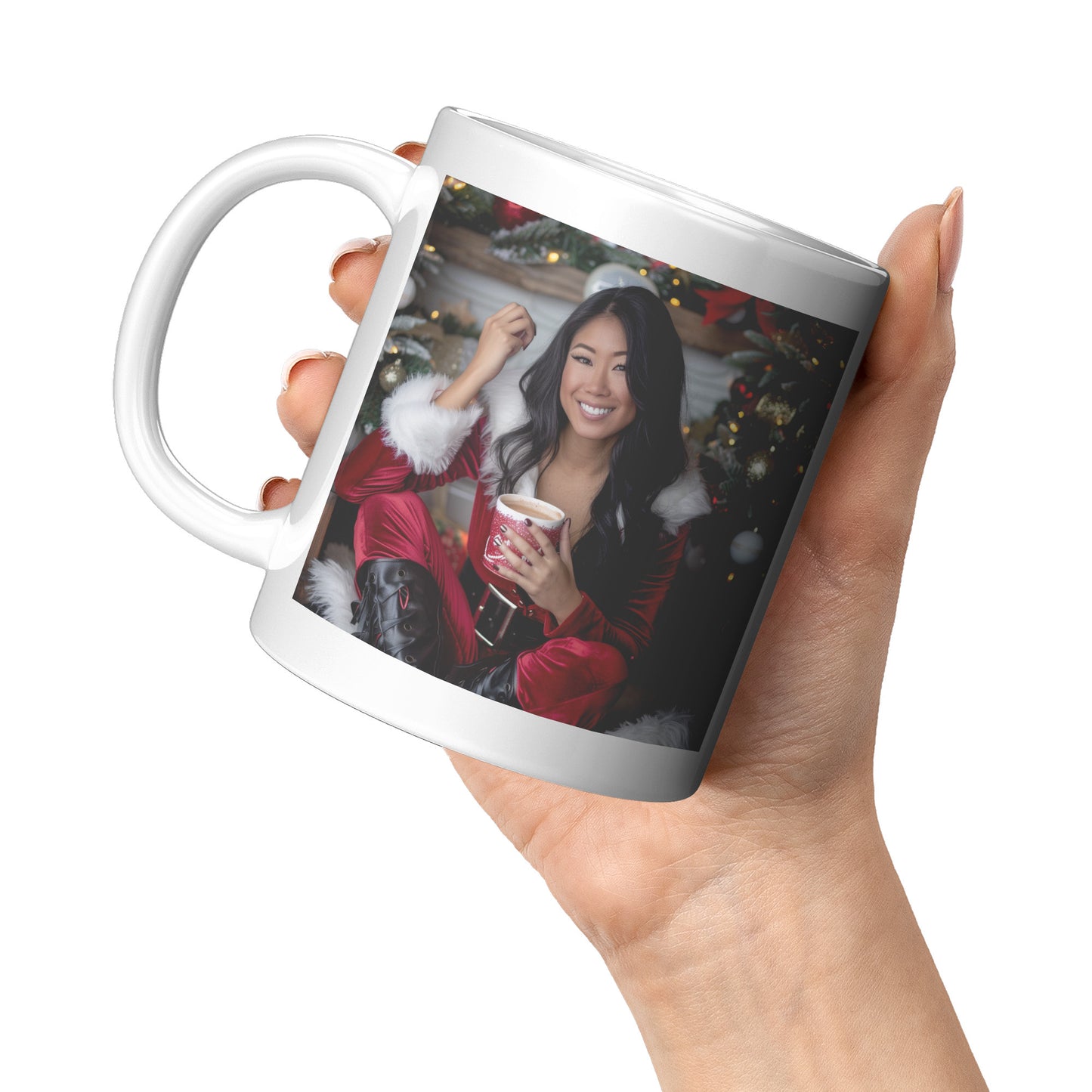 Yule Tide Temptress Mug White