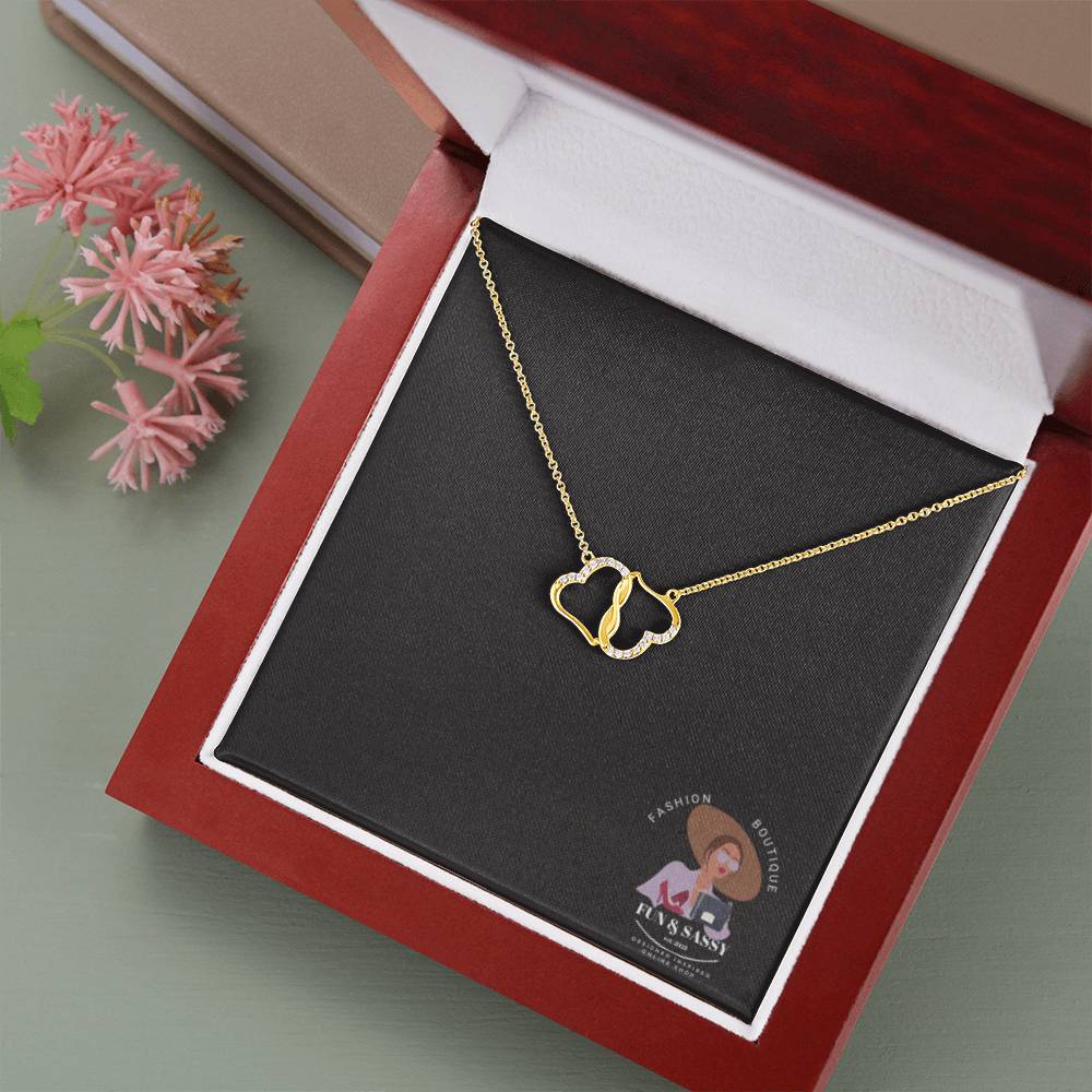 Two Hearts of Love Necklace