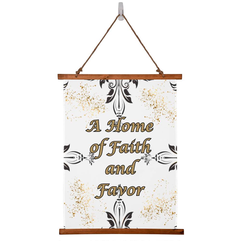 A Home of Faith and Favor Tapestry