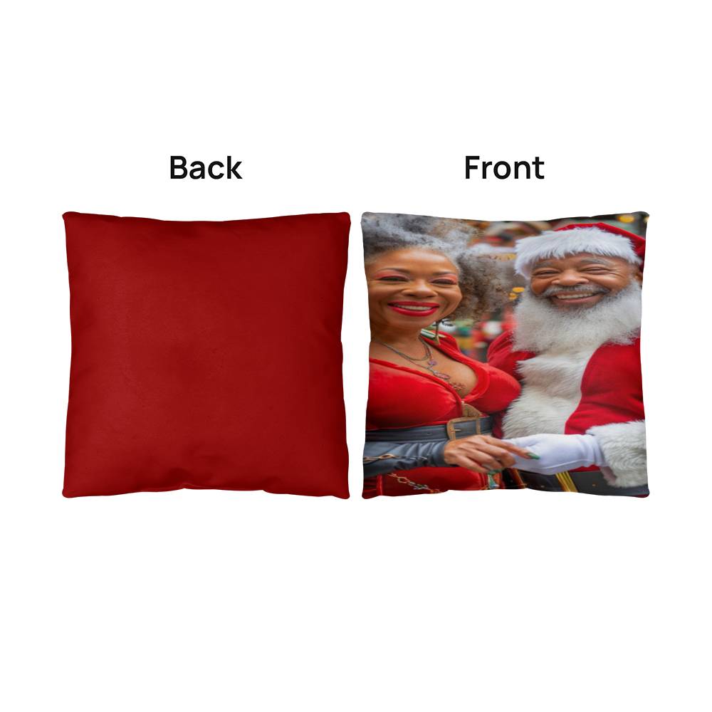 A Claus Couple Christmas Pillow