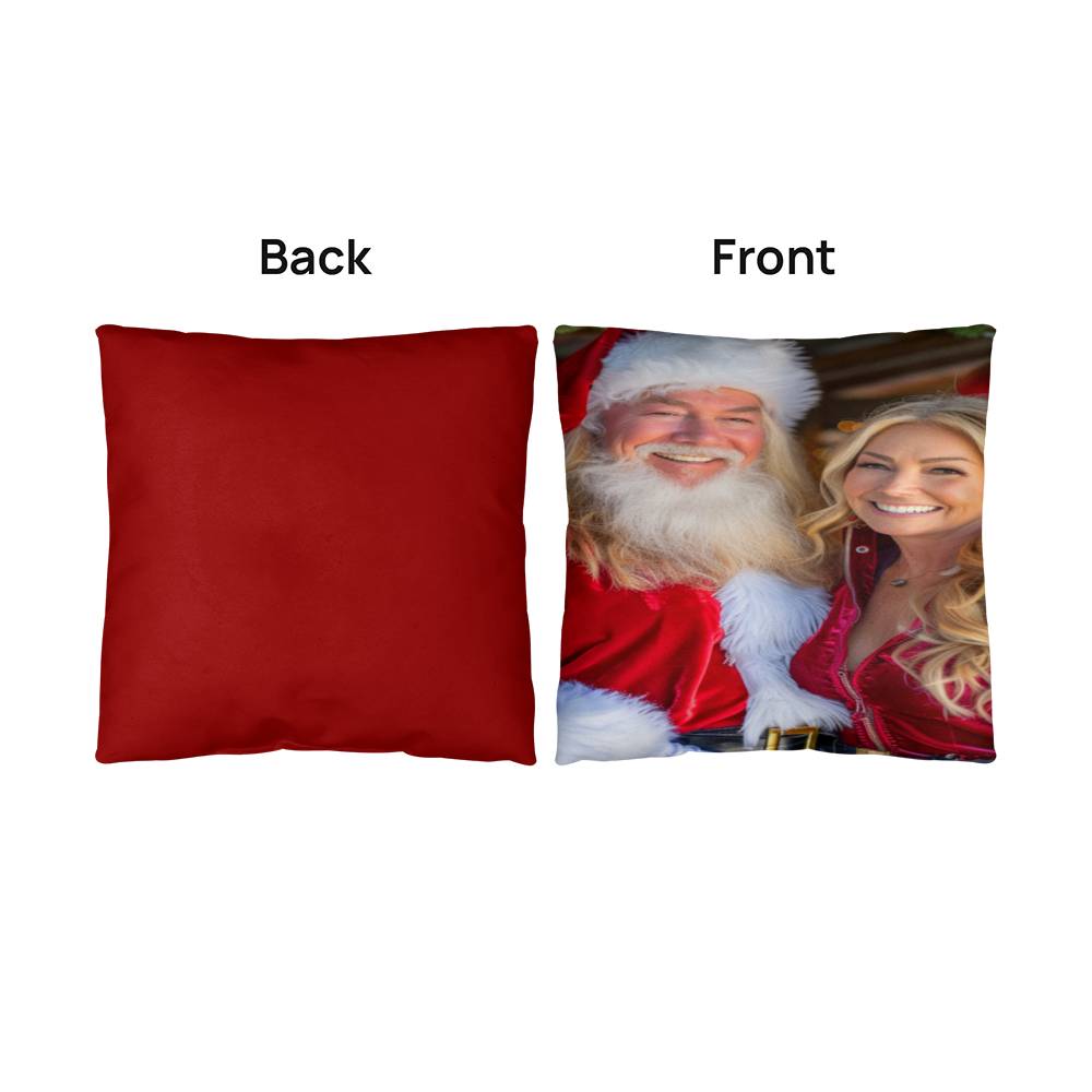 The Claus Connection: A Merry Togetherness Pillow