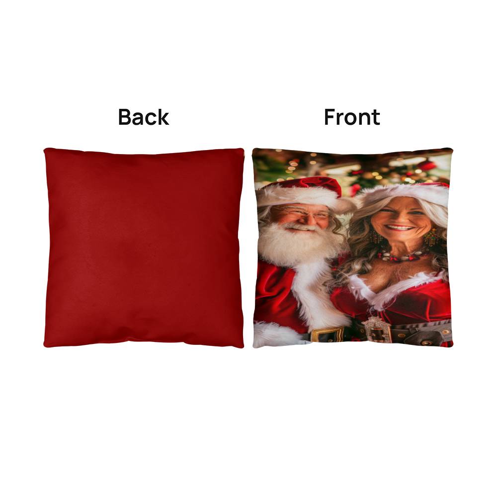 The Claus Couple's Workshop Magic Pillow