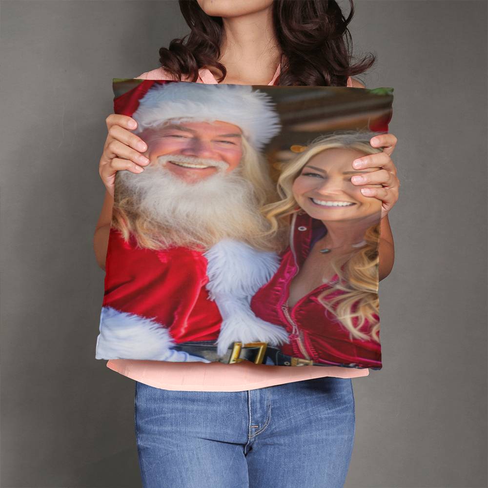 The Claus Connection: A Merry Togetherness Pillow
