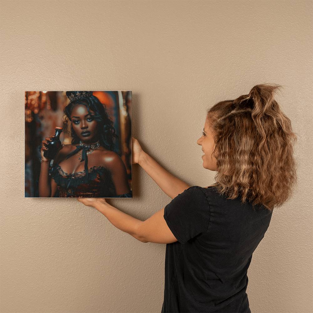 Black Pearl Beauty Canvas Art