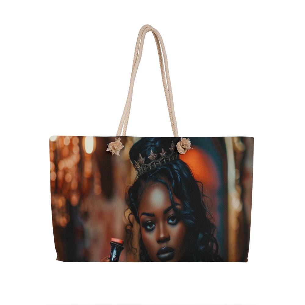 Black Pearl Beauty Weekender Tote (13 x 24)