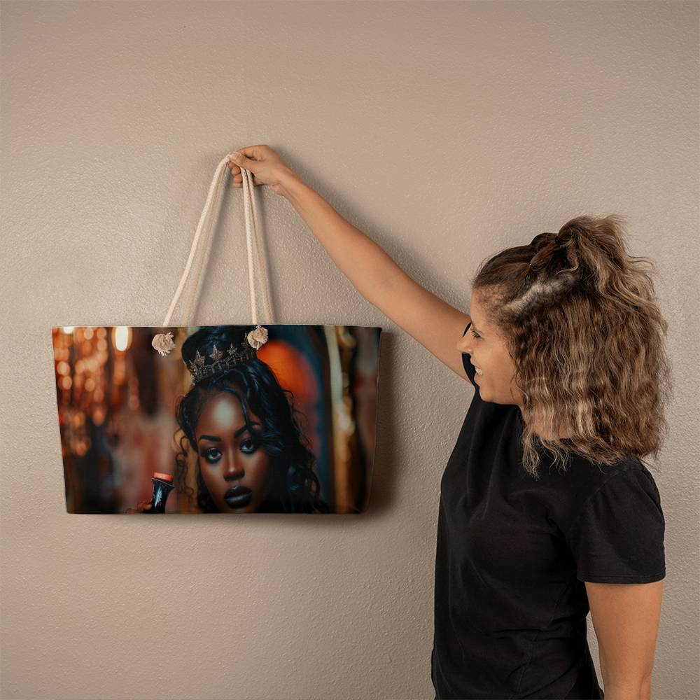 Black Pearl Beauty Weekender Tote (13 x 24)