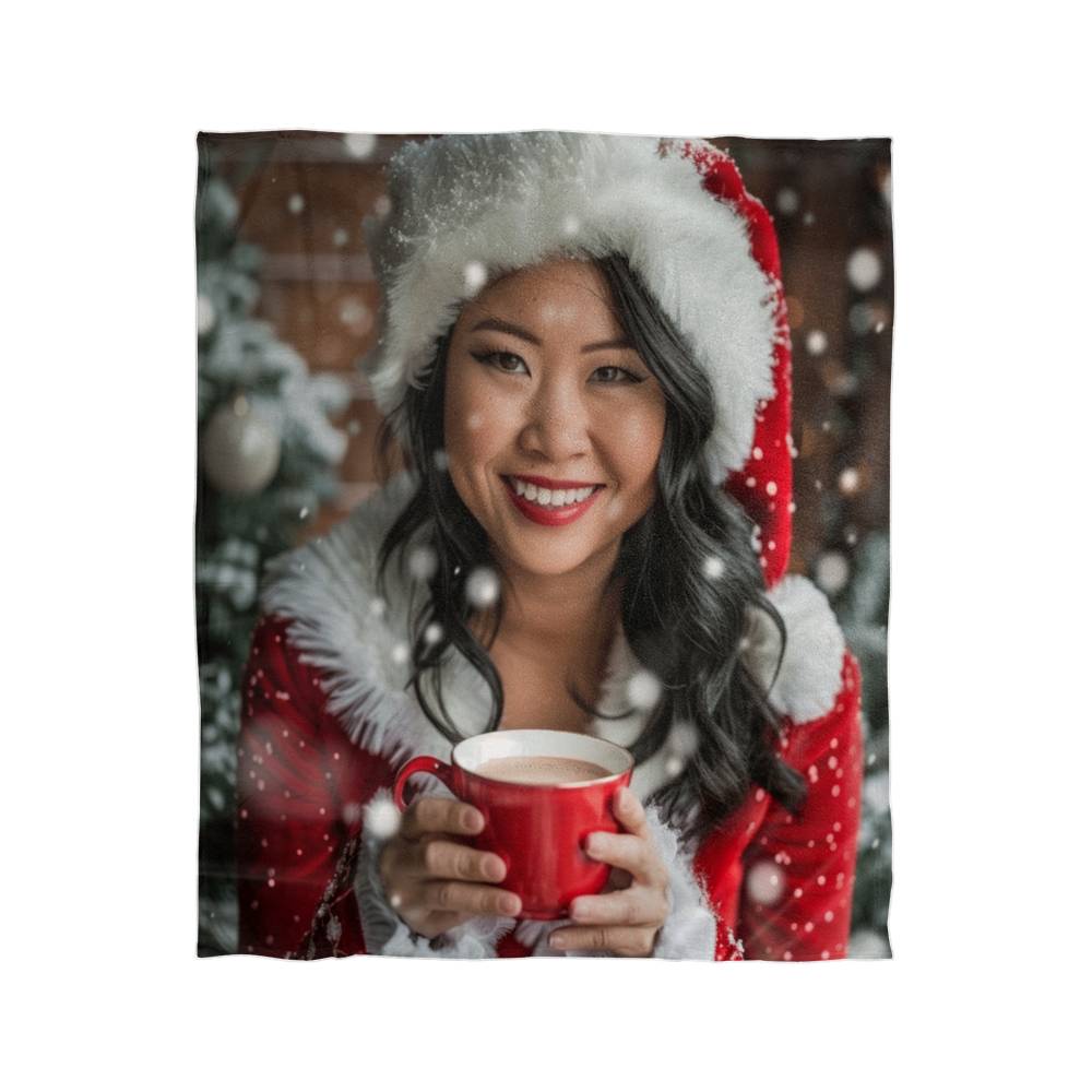 Sleigh Belle mink Blanket