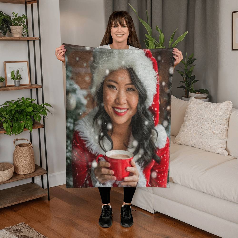 Sleigh Belle mink Blanket