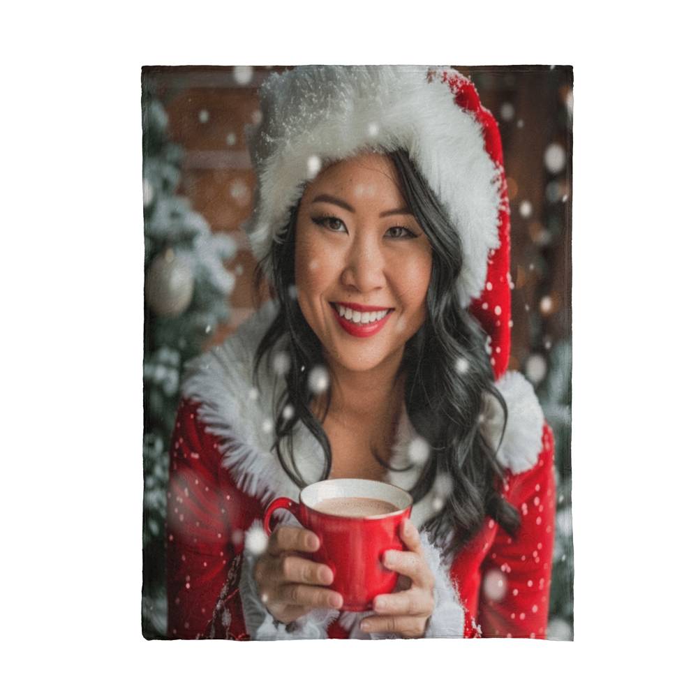 Sleigh Belle mink Blanket