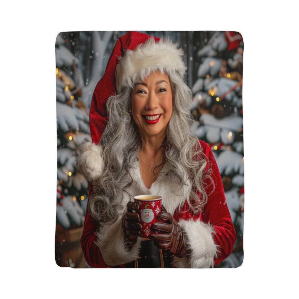 North Pole Kind of Day Sherpa Blanket