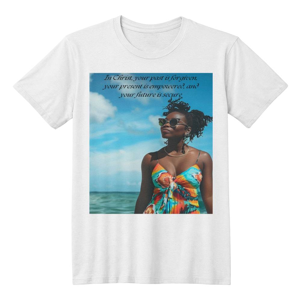 "In Christ, Your Past is Forgiven" T-Shirt 1