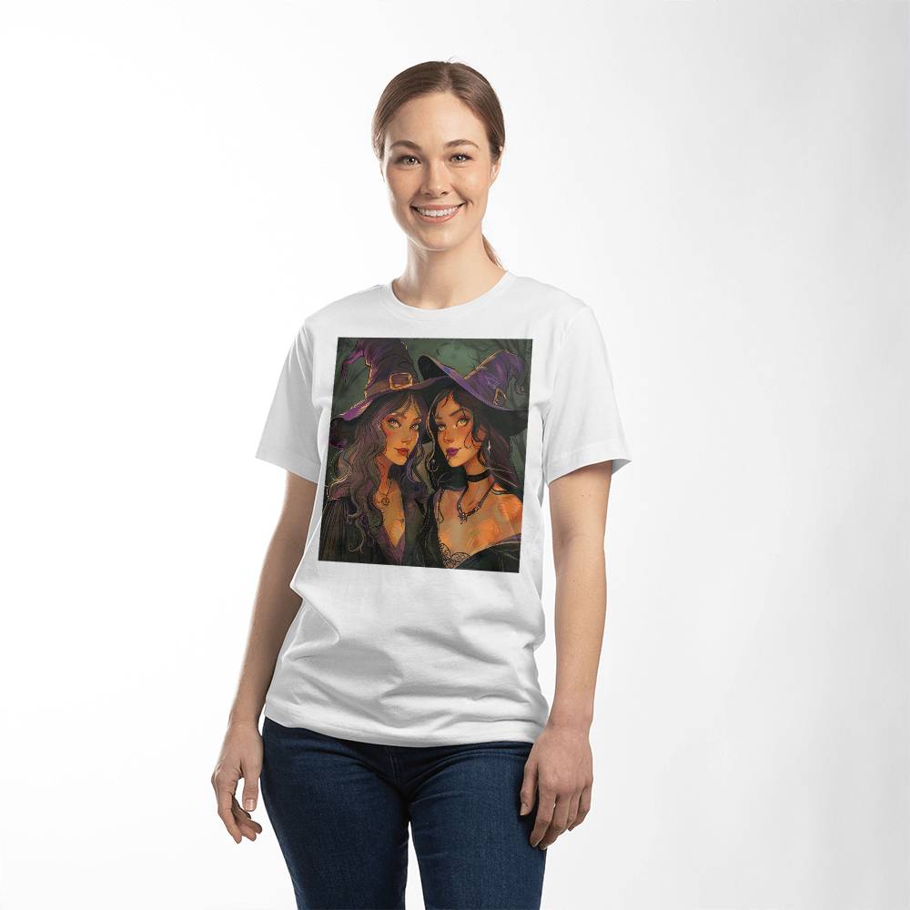 Bewitching Sisters Adult T-Shirt
